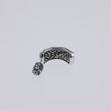 Hammered Texture Hoop Earring : Eye of Providence-ZOCALO.JAPAN