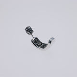 Hammered Texture Hoop Earring : Eye of Providence-ZOCALO.JAPAN