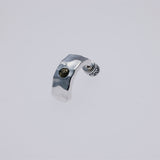 Hammered Texture Hoop Earring : Double Dorje-ZOCALO.JAPAN