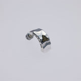 Hammered Texture Hoop Earring : Eye of Providence-ZOCALO.JAPAN