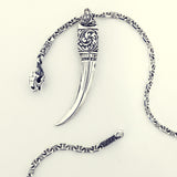 Anchor Oval Necklace / Saber Toothed Tiger-ZOCALO.JAPAN