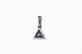 Eye of Providence Charm : (Black CZ)-ZOCALO.JAPAN