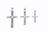 Trench Cross Pendant : S (White Finish)-ZOCALO.JAPAN