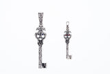Antique Key : Type2 (S) (Garnet & Sapphire)-ZOCALO.JAPAN
