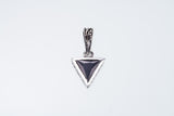 Jeweled Ivy Triangle Pendant : (Black CZ)-ZOCALO.JAPAN