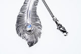 Phoenix Tail Feather : L (Rainbow Moonstone)-ZOCALO.JAPAN