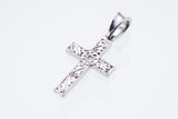 Trench Cross Pendant : S (White Finish)-ZOCALO.JAPAN