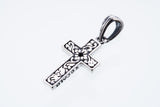 Trench Cross Charm : (Black CZ)-ZOCALO.JAPAN