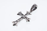 Cross on Cross Charm : (White CZ)-ZOCALO.JAPAN