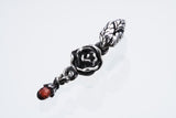Jeweled Rose Pendant : (Garnet)-ZOCALO.JAPAN