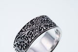 Ivy Cross Ring : White CZ-ZOCALO.JAPAN