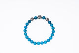 Stone Bracelet With Double Dorje Ball : (Turquoise)-ZOCALO.JAPAN