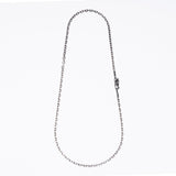 Anchor Square Necklace (L)-ZOCALO.JAPAN