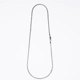 Anchor Square Necklace (L)-ZOCALO.JAPAN