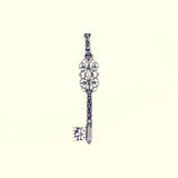 Antique Key : Type5 (White CZ)-ZOCALO.JAPAN