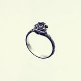 Elegant Rose Ring : S (White Diamond)-ZOCALO.JAPAN