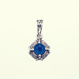 Islamic Round Pendant : S (Sapphire CZ)-ZOCALO.JAPAN