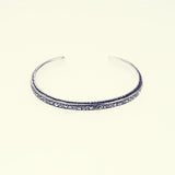 Narrow Ivy Bangle (S) (Antique Finish)-ZOCALO.JAPAN