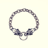 Saber Toothed Tiger Facing Bracelet : L (22cm)-ZOCALO.JAPAN