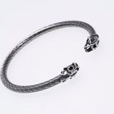 Saber Toothed Tiger Twist Bangle (S)-ZOCALO.JAPAN