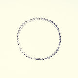Tiny Pyramid Studs Bracelet : Edged / M (18cm)-ZOCALO.JAPAN