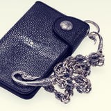 Galuchat Wallet : (M)-ZOCALO.JAPAN