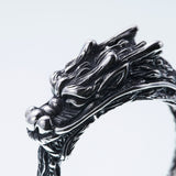 Ouroboros Dragon Ring (L)-ZOCALO.JAPAN