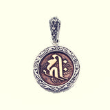 梵字ペンダントトップ : (キリーク・戌/亥・阿弥陀如来)-ZOCALO.JAPAN