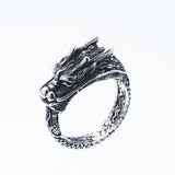 Ouroboros Dragon Ring (L)-ZOCALO.JAPAN