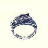 Ouroboros Dragon Ring (L)-ZOCALO.JAPAN
