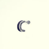Galuchat Hoop Ear Stud-ZOCALO.JAPAN
