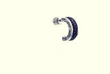 Galuchat Hoop Ear Stud-ZOCALO.JAPAN