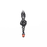 Jeweled Rose Pendant : (Garnet)-ZOCALO.JAPAN