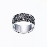 Ivy Cross Ring : White CZ-ZOCALO.JAPAN
