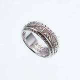 Ivy Wide Ring (White Finish)-ZOCALO.JAPAN