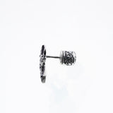 Jewish Star Stud : (Black CZ)-ZOCALO.JAPAN