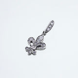 Lily Hook Stud : (White CZ)-ZOCALO.JAPAN