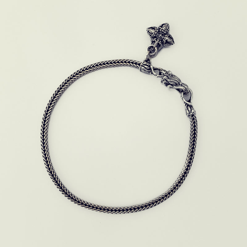 仮Charm Lock Bracelet :Eagle : Herringbone-ZOCALO.JAPAN