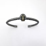 Tibetan Monk Skull Bangle (L)-ZOCALO.JAPAN