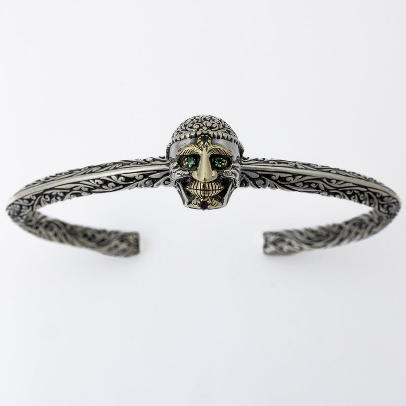 仮Tibetan Monk Skull Bangle-ZOCALO.JAPAN