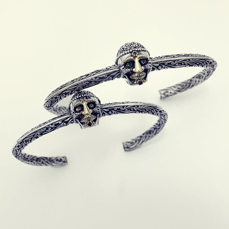 仮Tibetan Monk Skull Bangle-ZOCALO.JAPAN