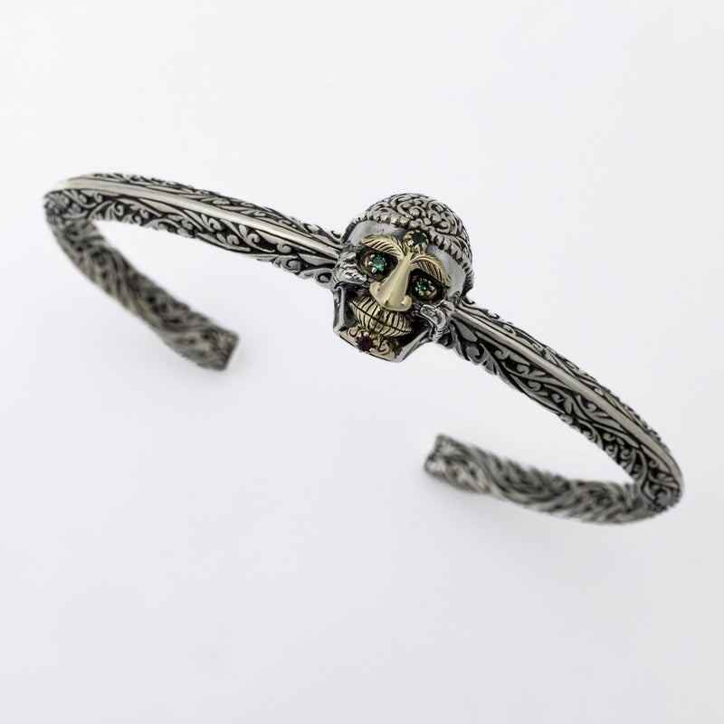 仮Tibetan Monk Skull Bangle-ZOCALO.JAPAN