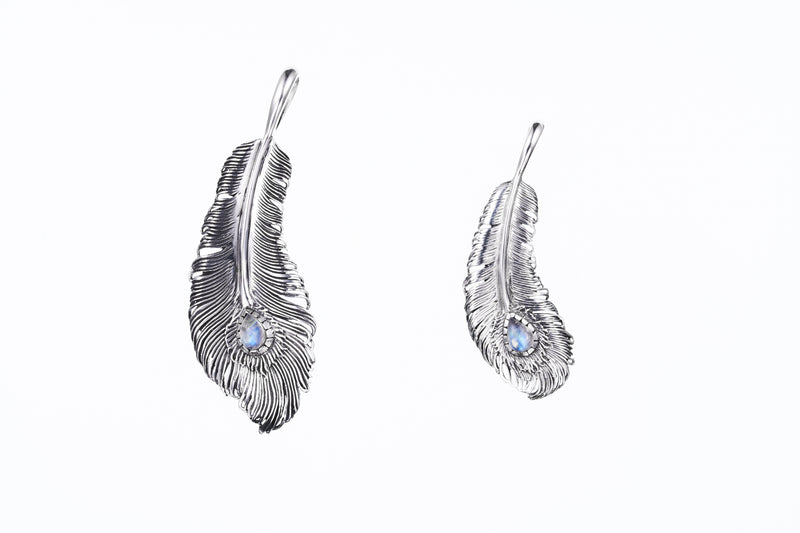 Phoenix Tail Feather : M (Rainbow Moonstone)-ZOCALO.JAPAN