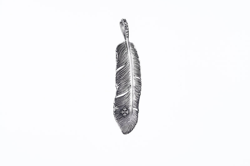 Phoenix Feather Pendant (L)-ZOCALO.JAPAN