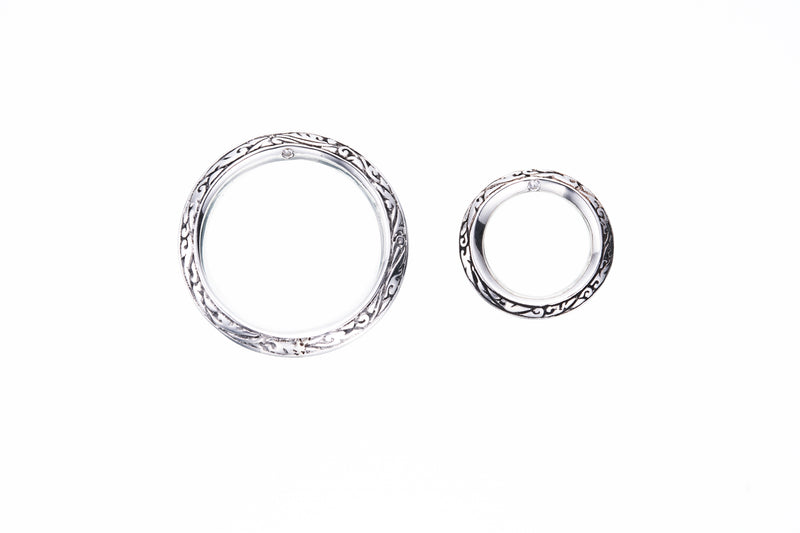 Ivy Ring Pendant : L (White CZ)-ZOCALO.JAPAN