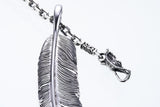 Phoenix Feather Pendant (L)-ZOCALO.JAPAN