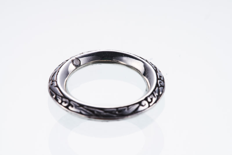 Ivy Ring Pendant : S (White CZ)-ZOCALO.JAPAN
