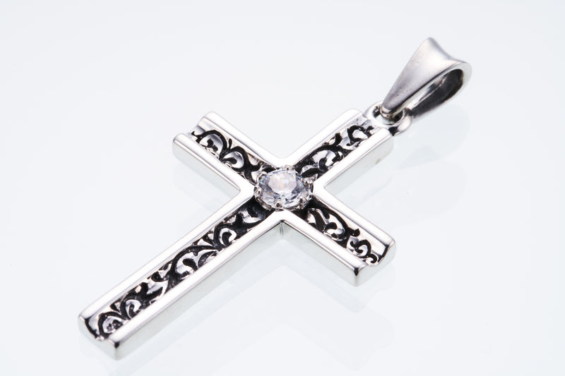 Trench Cross Pendant : L (Antique Finish)-ZOCALO.JAPAN