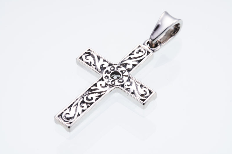 Trench Cross Pendant : M (Antique Finish)-ZOCALO.JAPAN