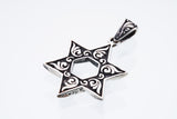 Jewish Star Pendant : L (White CZ)-ZOCALO.JAPAN